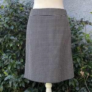 Ann Taylor Factory Pencil Skirt Polka Dot  Size 0
